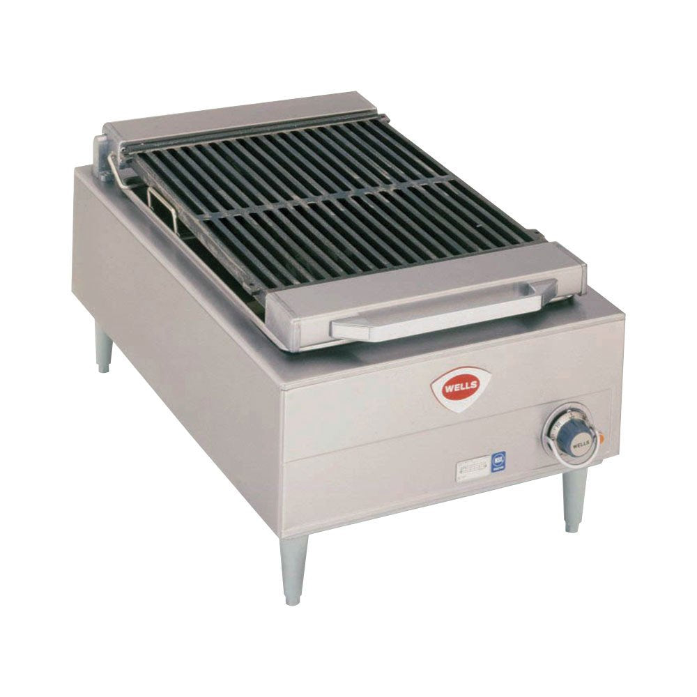 Wells Charbroiler 20" wide by WELLS VEHICLE ELECTRONICS – stainless steel, Model B-44