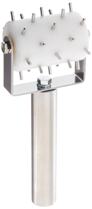 Dough Roller Docker by Winco – Medium, Stainless Steel, White, Stainless Steel, Model rd-2