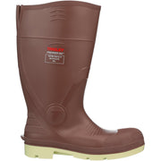Premier G2 Safety Toe Knee Boot by TINGLEY – 12, Polyvinyl Chloride, Red/Cream, Model 93255