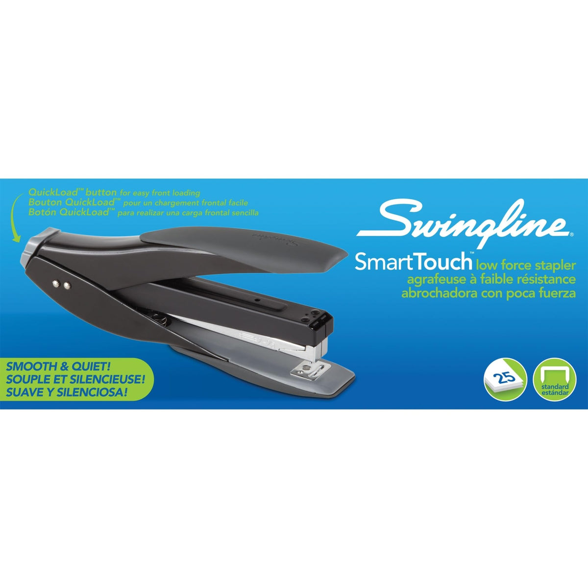 Swingline Black + Gray / 25 SHEET CAPACITY / 1 Desktop Staplers