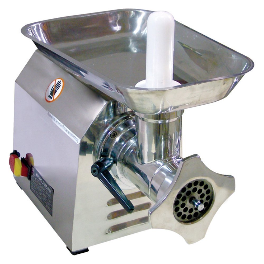 23580 Commercial Restaurant Economy All Stainless Steel Meat Grinder ETL by Omcan – medium, 5.0 kilograms, Stainless Steel, Multicolor, Model MG-CN-0012-S