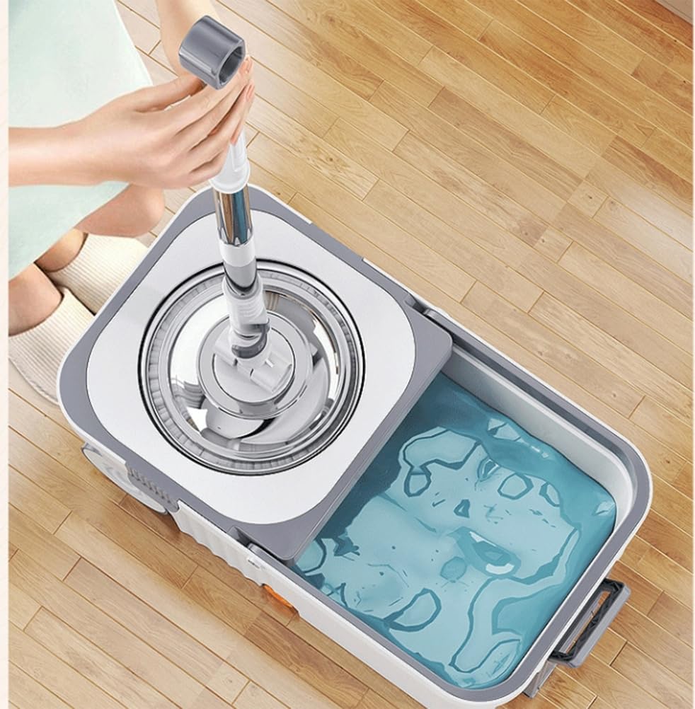 Spin Mop and Bucket Set by JBNCRYGD – One Size, One Color