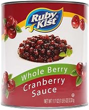 Sauce Cranberry Whole 6 no.10 Can