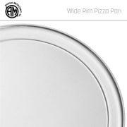 TP Series 18-Gauge Aluminum Standard Weight Wide Rim Pizza Pan by American Metalcraft – 6-Inch, 6.0 inches, Aluminum, Silver, Model TP6
