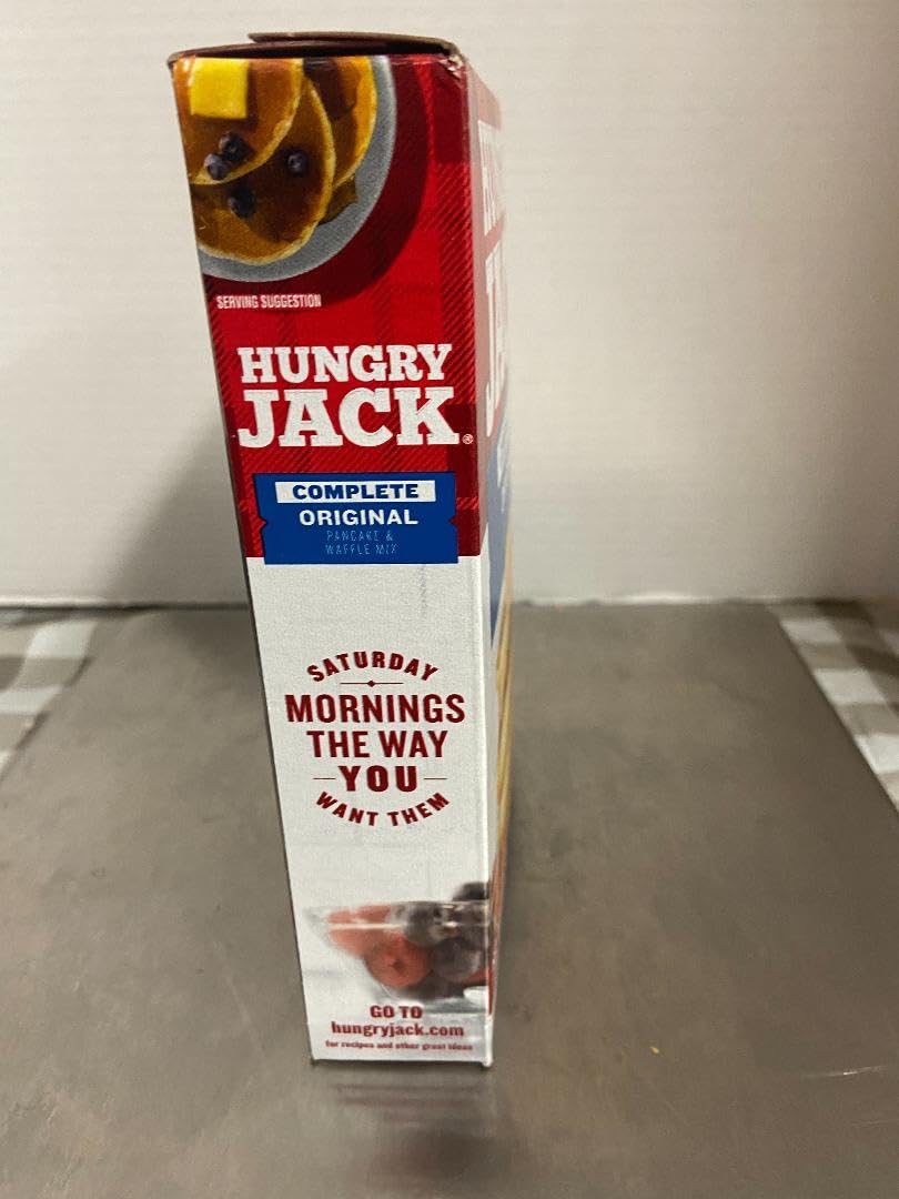 Orginal Pancake + Waffle Mix (4 packs 16 oz) by Hungry Jack – Pack of 4
