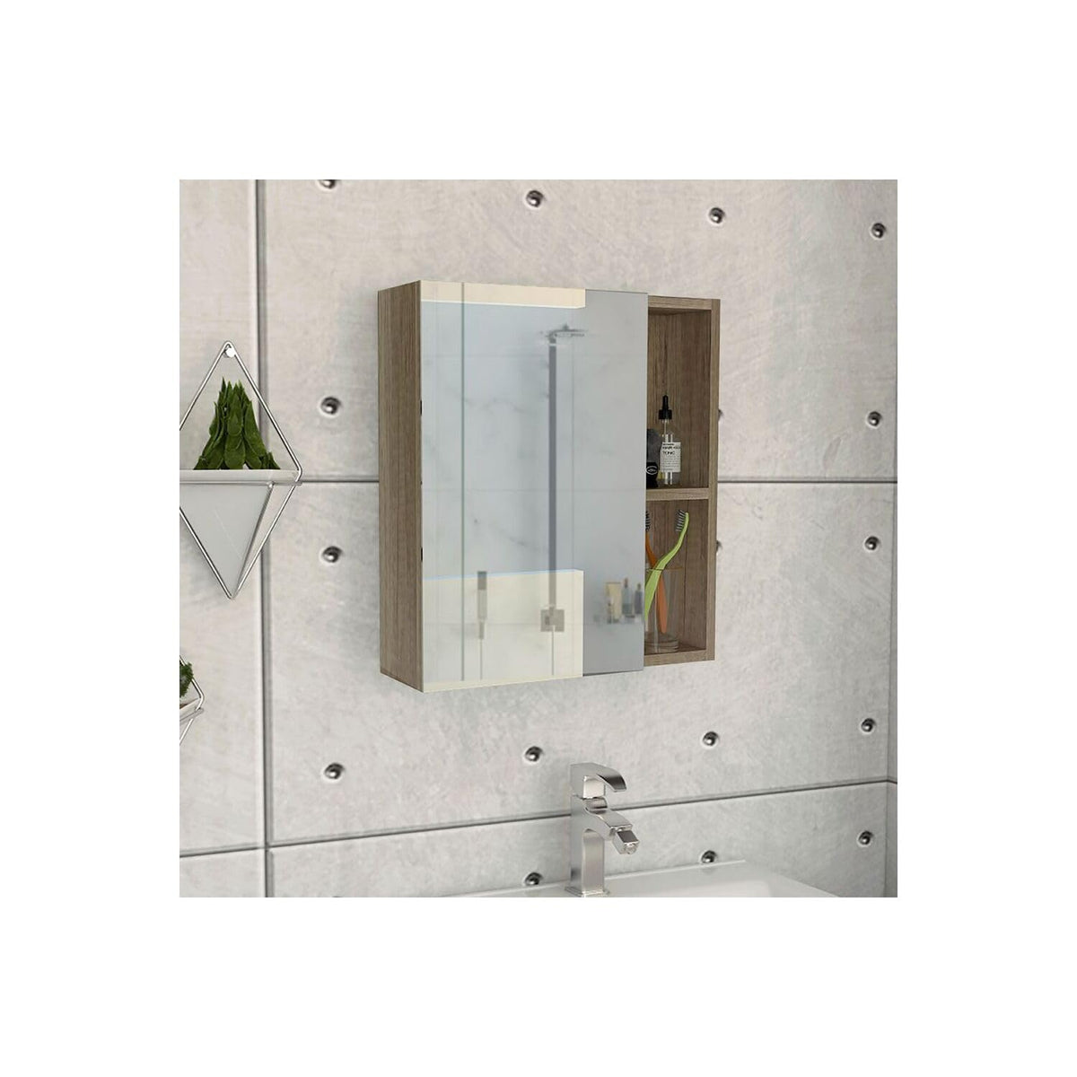 FM FURNITURE Light Oak / Modern / 1 Bath