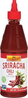 Lee Kum Kee Sriracha Chili Sauce Plastic Bottle (18 oz - 1 Pack), Gluten Free, Non-GMO, Vegan, Spicy, Hot and Sweet with a Hint of Garlic, Perfect for Stir-Fries, Dipping Sauces, Drizzling, Noodles, Marinades, and Dumplings