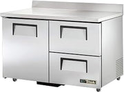 TRUE TWT-48D-2-ADA-HC ADA Compliant Two Section 48" Work Top Refrigerator, One Solid Door & ADA Compliant Two Drawers