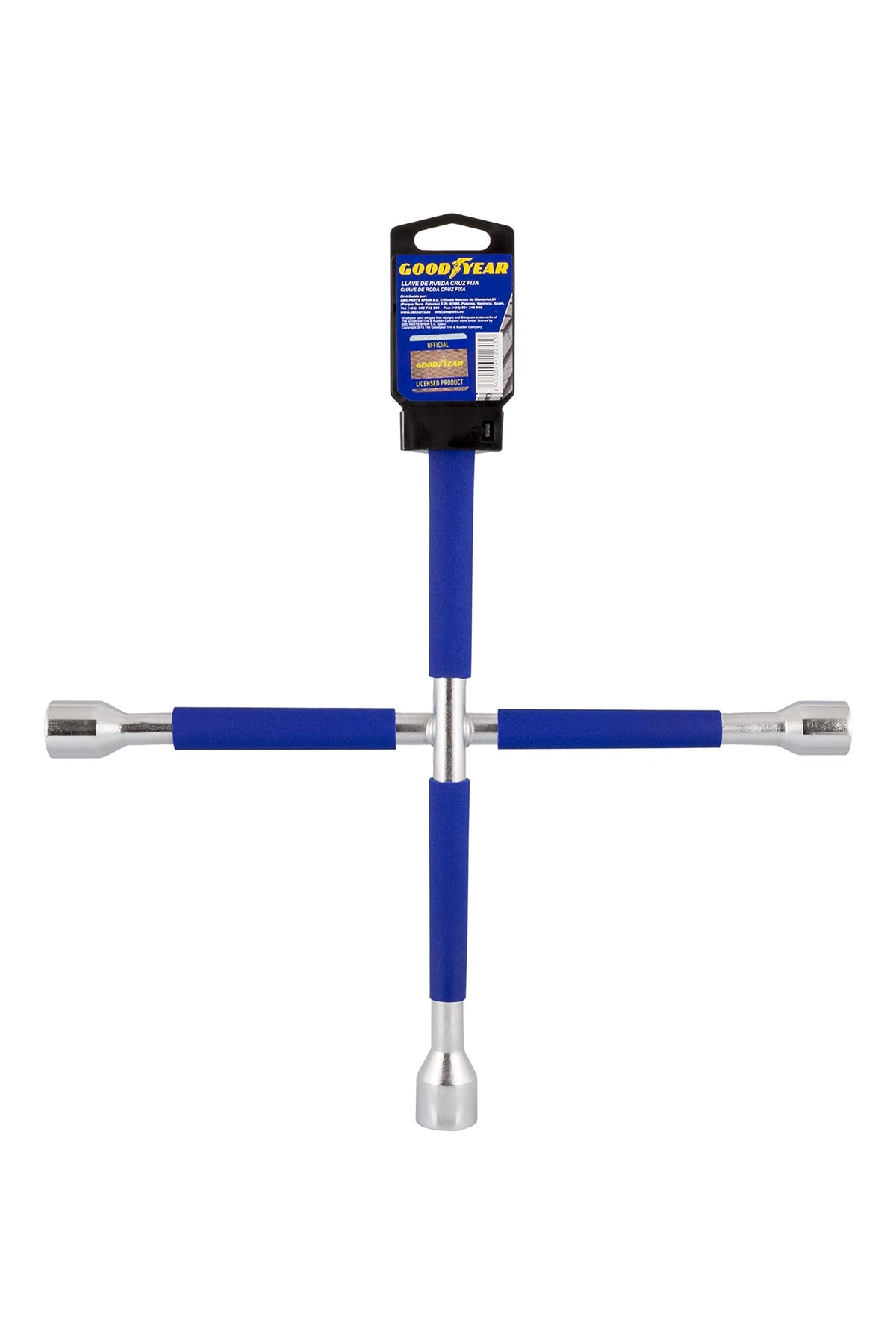 Torque Wrenches by Goodyear – 17 mm/19 mm/22 mm/13,16 pulgadas, Pvc,Carbon,Steel, Blue, Model GOD4012