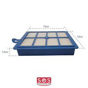 EFSW1/E12 filter by Electrolux – Papier, White, Model EFS1W