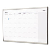 Arc Cubicle Whiteboard Calendar by Quartet – Aluminum, Model QRTARCCP3018