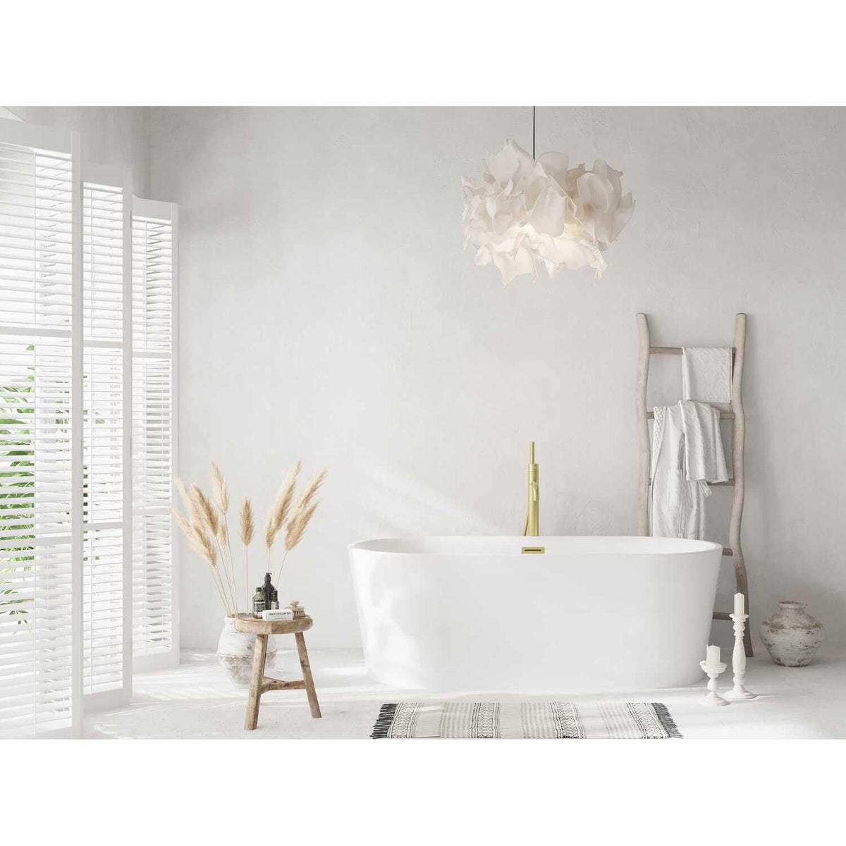 Springfield Bathtub by Lighting Design – brushed gold