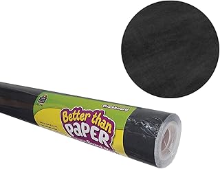 Teacher Created Resources Better Than Paper® Bulletin Board Roll, 4' x 12', Chalkboard, 4 Rolls