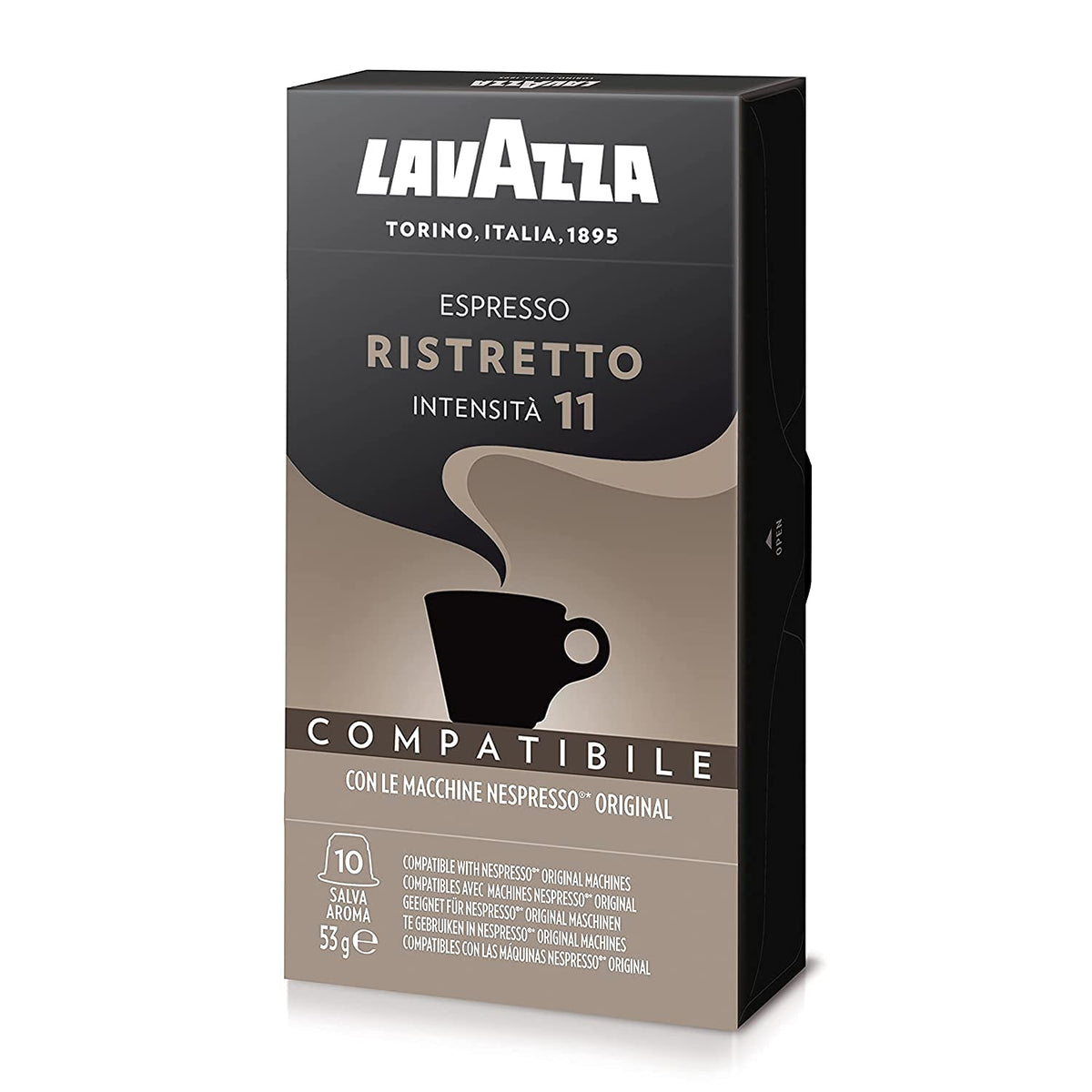 Lavazza Ristretto Intensity 11 / 1 Count (Pack of 1) / 1 Single-Serve Capsules & Pods