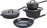 ZWILLING Milano, 7-pc, Pots And Pans, Cookware Set, Black Matte, Italian-designed Cookware, Modern, Compatible with all Stovetops
