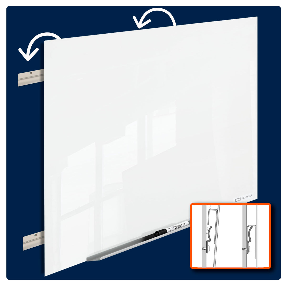 Quartet Standard / 48"W x 48"H / White Dry Erase Boards