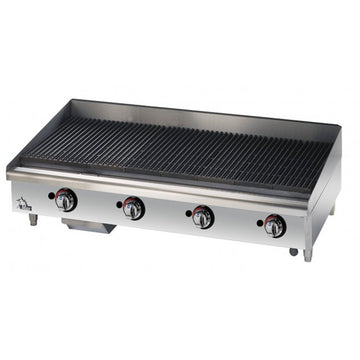 Star Gas Charbroiler - Radiant 48" Wx25-3/4 Dx15-1/2 H by Star Micronics – Stainless Steel, Model 6148RCBF