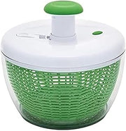 Farberware Easy to use pro Pump Spinner with Bowl, Colander and Built in draining System for Fresh, Crisp, Clean Salad and Produce, 6.6 quart, Green