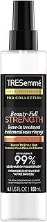 TRESemmé Pro Collection Beauty-Full Strength Leave-In Treatment for Fine, Damaged Hair - Lightweight Formula to Reduce Breakage 6.1 oz