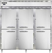 DL3R-PT-HD Designer Line Three Section Pass-Thru Refrigerator, Half-Height Doors