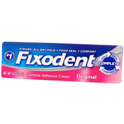 Denture Adhesive Cream Original 1.40 oz (Pack of 2) by Fixodent – 1.4 oz (pack of 2), red, Pack of 2, Model PPAX1209215