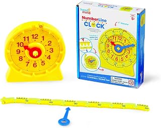 Learning Resources 24-Hour Number Line Clock Single Student Set