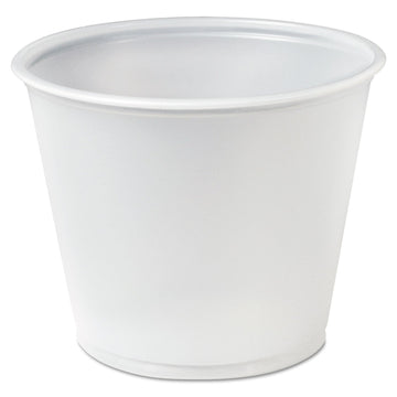 Solo Soufflés Polystyrene Plastic Portion Cups by DART – Large, 1.0 fluid_ounces, Plastic, Clear, Model P550N