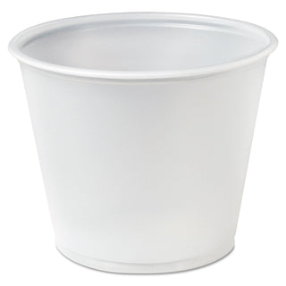 Dart P550N 5.5 oz Translucent PS Portion Container (Case of 2500) by SOLO – 5.5 ounces, Plastic, Clear, Model UR55-0100