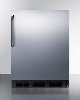 ACCUCOLD Summit Appliance 24” Refrigerator, 5.5 cu.ft. Capacity, Built-In, Undercounter, Commercial, Stainless Steel- FF6BK7SSTB