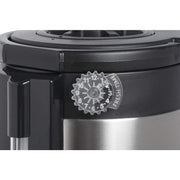 Tea & Coffee Dispenser 1.5 gal Thermal Gravity by HUBERT – 1.5 gallons, Stainless Steel, Black and Stainless Steel, Model STN15