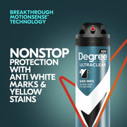 Men Antiperspirant Deodorant Dry Spray Black + White 3 Pack 3.8 oz by Degree – 3.8 Ounce (Pack of 3), white, Pack of 3, Model 43224-21428