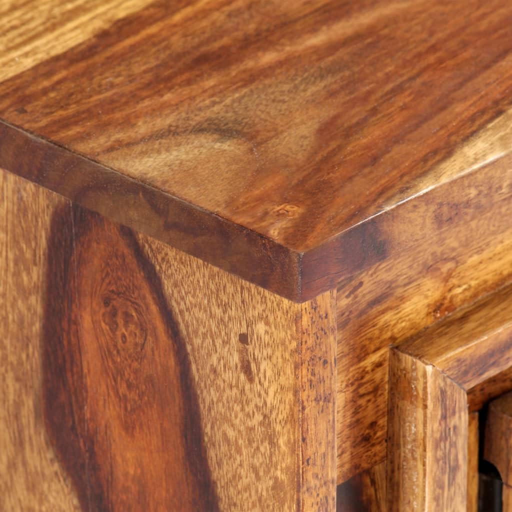 TV Stand 46.5"x11.8"x15.7" Solid Wood Acacia by vidaXL – Small, Wood, Brown, Model 248000
