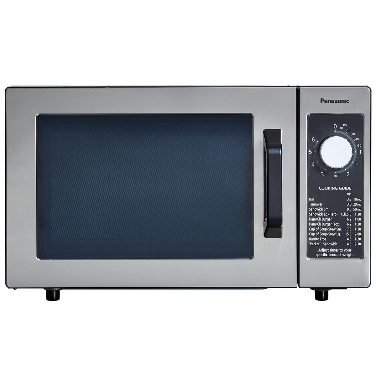 Panasonic 1000 Watt - Dial / NE-1025F / Silver Countertop Microwave Ovens