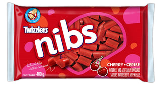 Nibs Cherry Flavored (400g / 14oz per pack) by Twizzlers – 14 Ounce (Pack of 1), Red