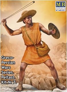 Masterbox MAS32017 1:32-Greco-Persian War-Peltast Kit no. 7 Scale Model