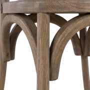 Helia Gray Set of Two Bentwood Dining Chairs by Furnifact – Elm,Plywood, Grey, Pack of 2