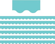 Teacher Created Resources Light Turquoise Scalloped Border Trim, 35 Feet Per Pack, 6 Packs
