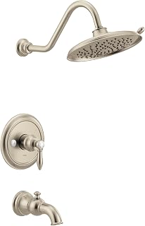 Moen UTS33103EPBN Weymouth M-CORE 3-Series 1-Handle Eco-Performance Tub and Shower Trim Kit, Valve Required, Brushed Nickel