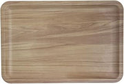 HUBERT Serving Platter with Butcher Block Finish - 13 1/2 L x 9 1/8 W