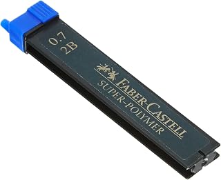 Faber-Castell Miscellaneous Super-Polymer Fineline Lead, 0.7mmBlack, 2B, for Art, Craft, Drawing, Sketching, Home, School, University, Colouring