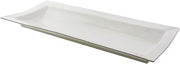 10 Strawberry Street Whittier 26.75" x 12" Ridge Platter, White