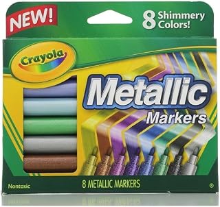 LLC CRAYOLA METALLIC MARKERS 8 COLORS (Set of 3)
