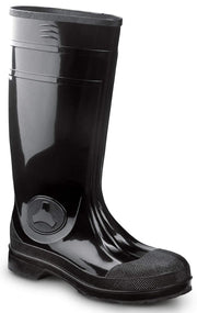 Unisex 16 Black Seward MaxTRAX Steel Toe WP SRO PVC Boot by SR Max – 11 Wide, Rubber, Black