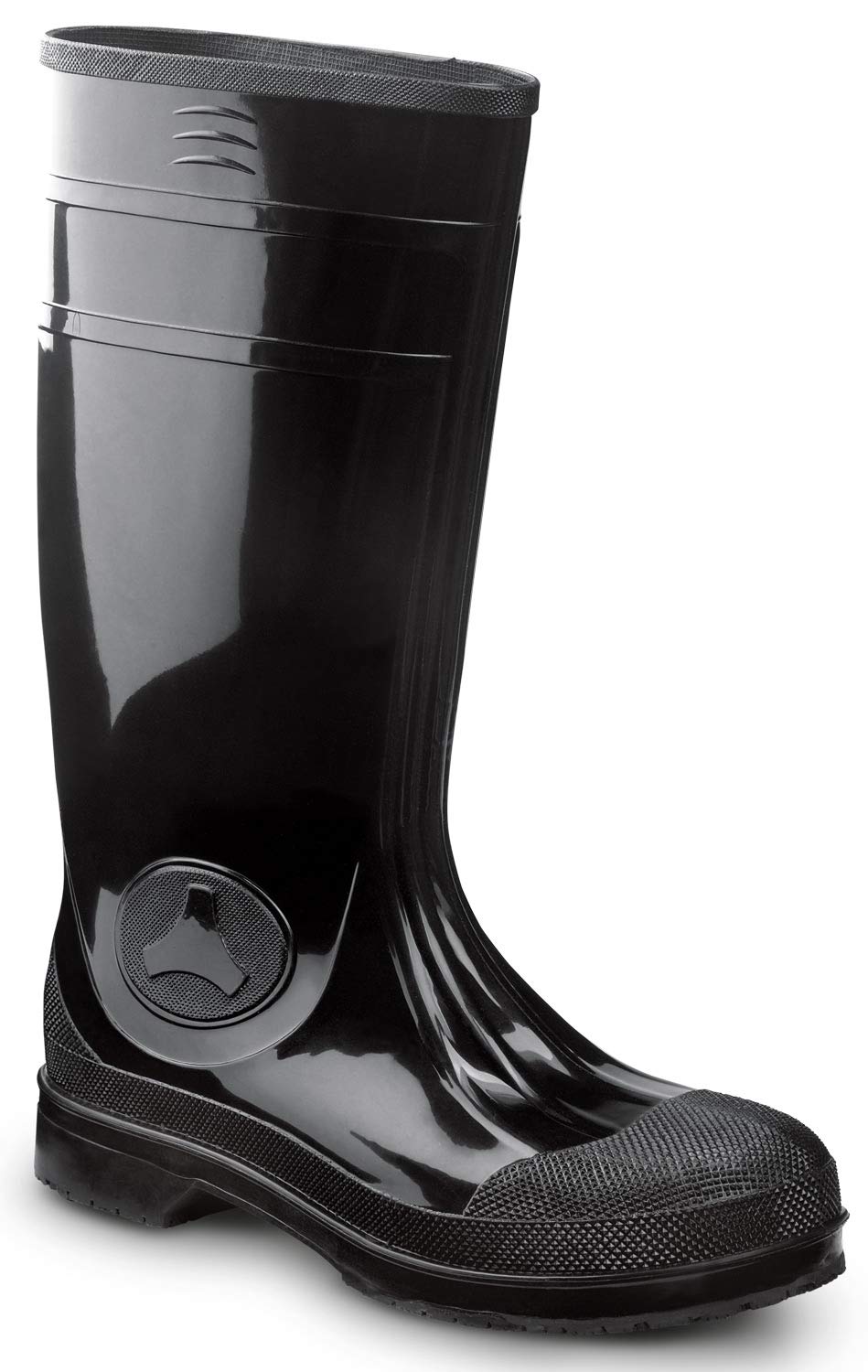 Unisex 16 Black Seward MaxTRAX Steel Toe WP SRO PVC Boot by SR Max – 11 Wide, Rubber, Black