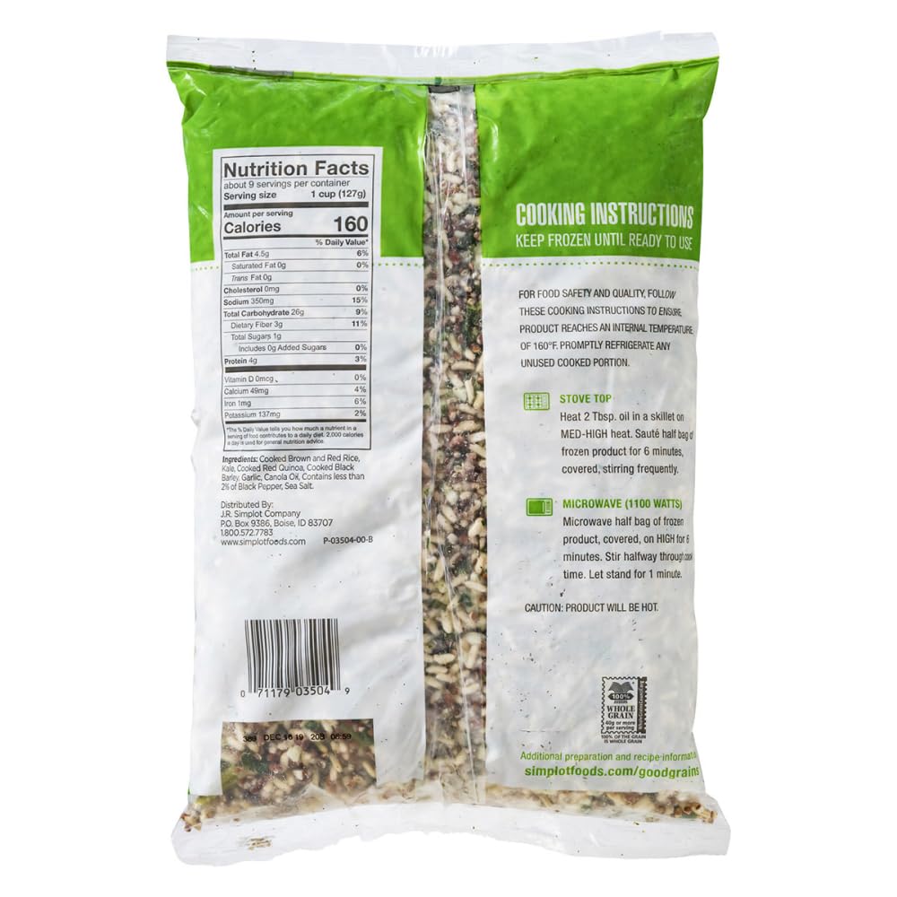 Good Grains Ancient Grain and Kale Blend by Simplot – Pack of 6