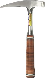 Estwing 22 Oz Solid Steel Rock Pick W/Point Tip & Leathr Grip