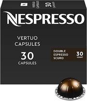 Nespresso Vertuo, Double Espresso Scuro, Dark Roast, 30-Count Espresso Pods