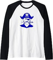 Bedford Pirate Raglan Baseball Tee