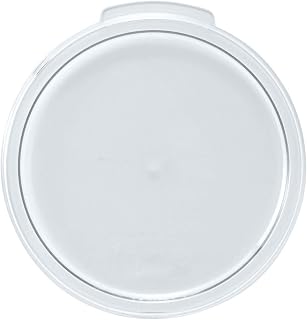 Winco PTRC-1222C Cover, Fits Round, 12, 18, & 22 Qt, Polypropylene, Translucent --PTRC-1222C