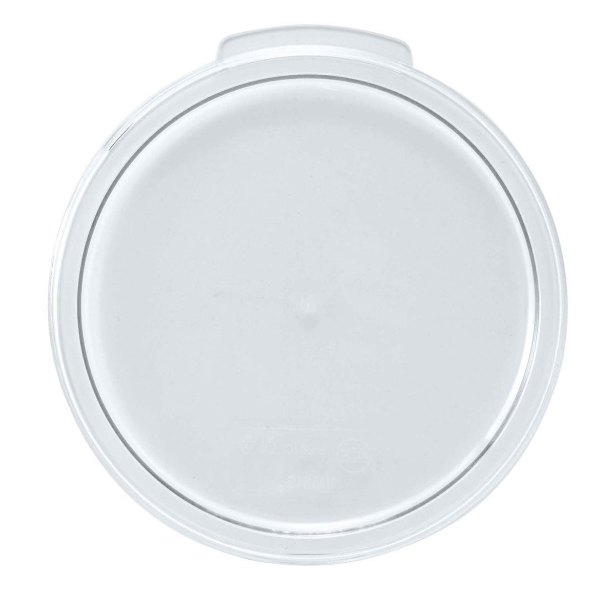Container Lids by Winco – Polypropylene, Translucent, Model PTRC-68C